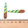 Epoxy Resin & Walnut Wood Pendants RESI-N039-121F-3
