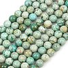Natural Peruvian Turquoise(Jasper) Beads Strands G-F836-A02-6mm-2