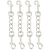 GOMAKERER 4Pcs Alloy Double Swivel Clasps FIND-GO0001-81P-1