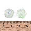Electroplate Transparent Glass Beads Strands EGLA-N056-02A-09-4