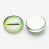 Half Round/Dome Dragon Eye Printed Glass Cabochons LS-GGLA-A002-12mm-AB08-2
