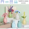 6Pcs 6 Colors Mini Ceramic Floral Vases for Home Decor BOTT-NB0001-04-5