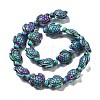 Synthetic Turquoise Dyed Beads Strands G-P507-05M-4