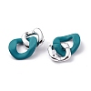 Acrylic Stud Earrings EJEW-JE04583-3