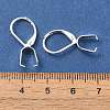 Ion Plating(IP)  304 Stainless Steel Leverback Earring Findings STAS-U025-01S-02-3