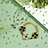   2100Pcs 7 Style Glass Twisted Bugle Beads SEED-PH0001-55-2
