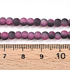 Crackle Glass Beads Strands GLAA-N009-4mm-09-4
