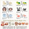 10Pcs 10 Style Silicone Beads SIL-CA0001-27-2