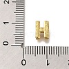 Rack Plating Brass Micro Pave Clear Cubic Zirconia Beads KK-G500-30G-H-3