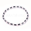 Natural & Synthetic Gemstone Stretch Bracelets BJEW-JB03740-2