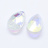 Faceted Glass Pendants X-GLAA-F069-S-A06-2
