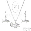 Alloy Pendant Necklaces & Dangle Earrings Sets FS-WGBC05C-10-1