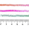Transparent Painted Glass Beads Strands X1-DGLA-A034-T1mm-A03-3