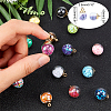 Glass Ball Pendants GLAA-PH0007-58-8