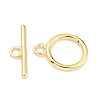 Rack Plating Brass Toggle Clasps KK-B036-12G-2