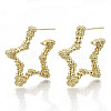 Brass Stud Earring KK-N232-113-NF-3