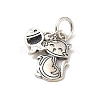 925 Sterling Silver Cat & Fish Charms STER-NH0001-32AS-2