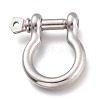 304 Stainless Steel D-Ring Anchor Shackle Clasps X-STAS-Z017-15P-3