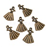 Tibetan Style Alloy Pendants TIBE-T014-32AG-1