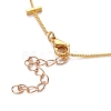 Brass Twisted Chain Curb Chain Necklaces NJEW-JN03092-02-3