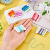 6Pcs 6 Colors Segment Dyed Polyester Embroidery Threads DIY-TAC0020-72-7