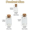 30Pcs 3 Styles Mini Cute Small Glass Jar Glass Bottles AJEW-YW0001-45-2
