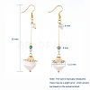Acrylic Imitation Pearl Dangle Earrings EJEW-JE03901-M-3