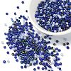 Opaque & Transparent Inside Colours Glass Seed Beads SEED-YW0002-17G-1