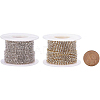 Brass Rhinestone Strass Chains CHC-BC0001-01M-5