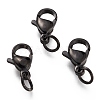 304 Stainless Steel Lobster Claw Clasps Ion Plating(IP) STAS-G240-01D-EB-1