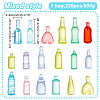 Plastic Miniature Mini Dollhouse Beverage Bottle Wine DIY-WH0430-132-2