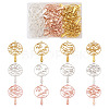 Beadthoven 24Pcs 12 Styles Zinc Alloy Links FIND-BT0001-02-8