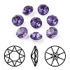 Pointed Back & Back Plated K9 Glass Rhinestone Cabochons RGLA-J012-10mm-277-1
