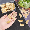 ARRICRAFT 50Pcs Brass Pendants FIND-AR0003-61-3