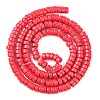 Synthetic Turquoise Beads Strands TURQ-G110-6x3mm-01-3