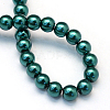 Baking Paint Pearlized Glass Pearl Round Bead Strands X-HY-Q330-8mm-79-4