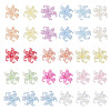50Pcs 2 Styles Acrylic Bead Caps OACR-TA0004-84-1