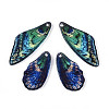 Epoxy Resin Pendants X-RESI-N045-02A-2