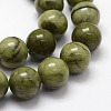 Natural Chinese Jade/Southern Jade Beads Strands X-G-F363-12mm-3