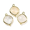 Natural Quartz Crystal Rock Crystal Pendants G-M431-12G-06-1