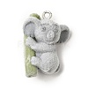 Flocky Resin Pendants FIND-I044-30-1