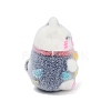 Flocky Resin Pendants RESI-S017-01C-2