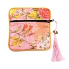 Chinese Style Floral Cloth Jewelry Storage Zipper Pouches AJEW-D063-01F-2