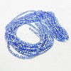 Electroplate Glass Beads Strands EGLA-D018-3x3mm-61-2
