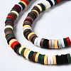 Handmade Polymer Clay Beads Strands CLAY-R089-4mm-156-2