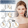 CREATCABIN 40Pcs 4 Styles Brass Leverback Earring Findings DIY-CN0002-84-2