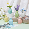  6Pcs 6 Colors Mini Ceramic Floral Vases for Home Decor BOTT-NB0001-04-5