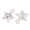 Y2K Style Alloy & Glass Pendants GL-CBA1FD3-01S-02-2