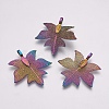 Autumn Theme Natural Leaf Pendants KK-F747-F-2