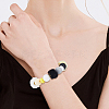 20Pcs 5 Colors Imitation Mink Fur European Beads FIND-PA0001-62A-5